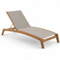 Tumbona de jard¨ªn reclinable 200 cm x 65 cm x 35 cm madera maciza de acacia textileno taupe